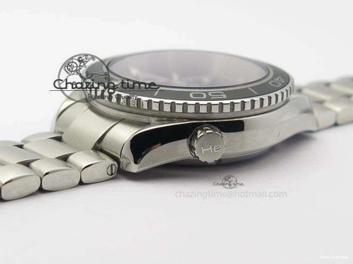 0314 Planet Ocean SS Bp Maker 45mm Black Bezel On SS Bracelet A OnTrend 8218